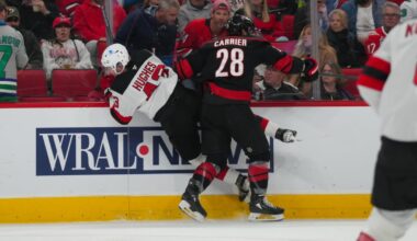 Despite Strong First Period, Devils Fall to Hurricanes in Carolina Again