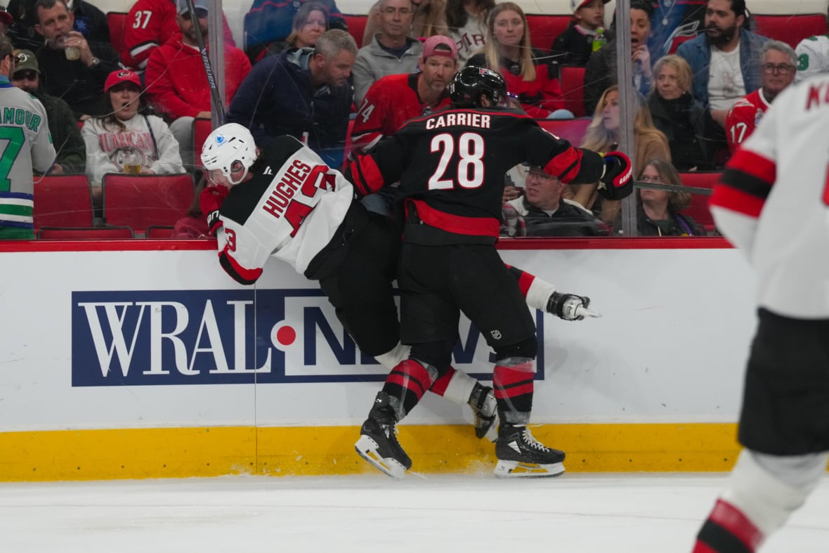 Despite Strong First Period, Devils Fall to Hurricanes in Carolina Again