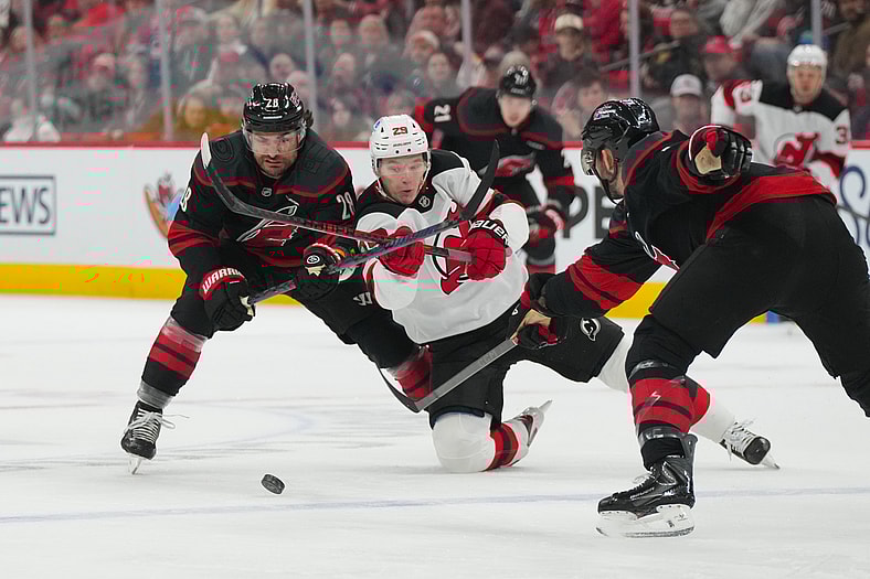 NHL: New Jersey Devils at Carolina Hurricanes
