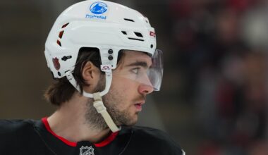 Devils Celebrate Captain Nico Hischier for New Milestone