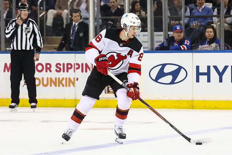 NHL: New Jersey Devils at New York Rangers