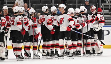 Devils Break 5-Game Skid with 3-1 Win Over Blues