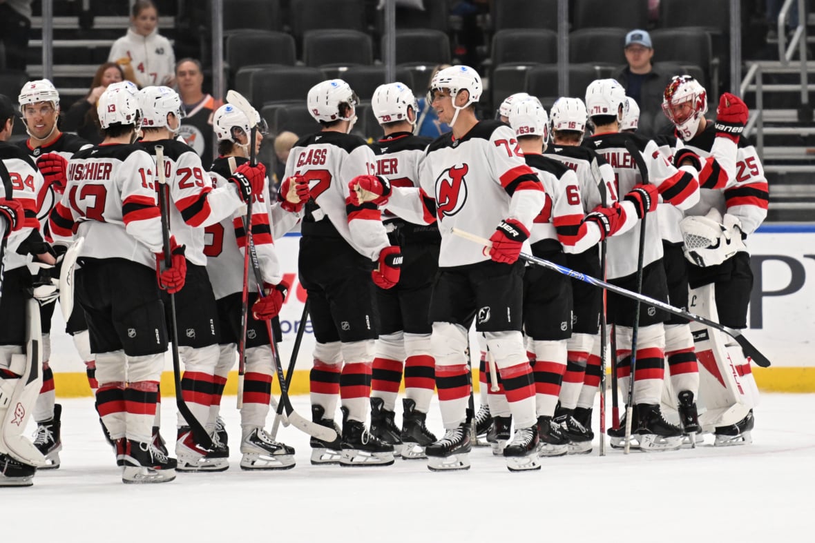 Devils Break 5-Game Skid with 3-1 Win Over Blues