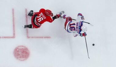 Hurricanes in Pursuit of Rangers Vincent Trocheck