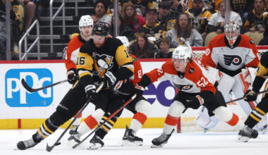 More Penguins Lineup Shuffles; Brazeau Injured, Crosby Update