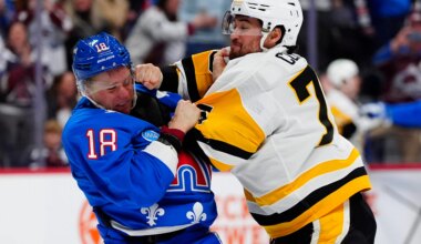 Parros Defends Suspensions; Penguins, Malkin Deliver Beating