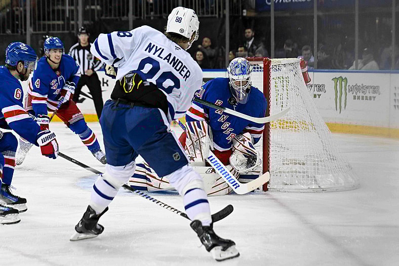 NHL: Toronto Maple Leafs at New York Rangers
