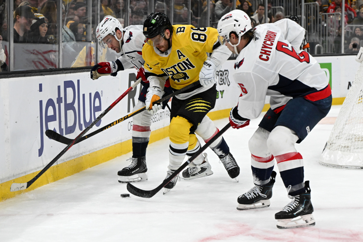 Caps Suffer Crucial Loss to Bruins