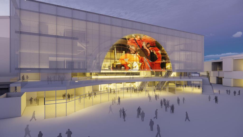 A massive new glass entrance to Honda Center breaks ground, part of $1 billion arena revamp – Orange County Register