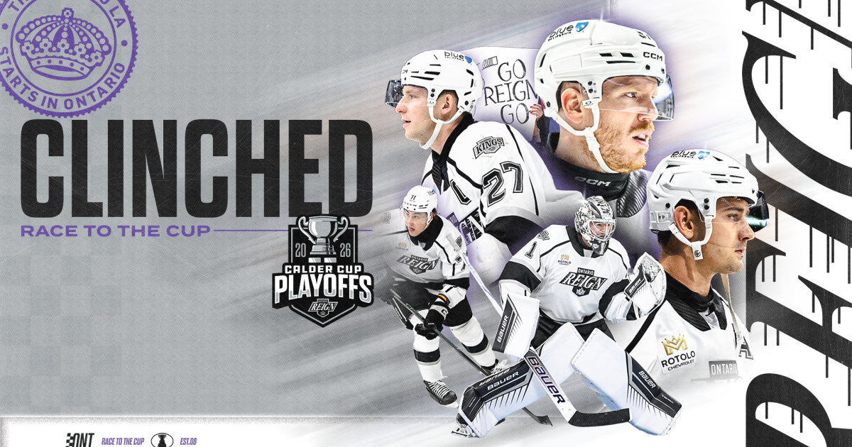 Ontario Reign | ONTARIO REIGN CLINCH SPOT IN 2026 CALDER CUP PLAYOFFS
