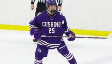 Who wins the NEPSAC boys Large School semifinals?