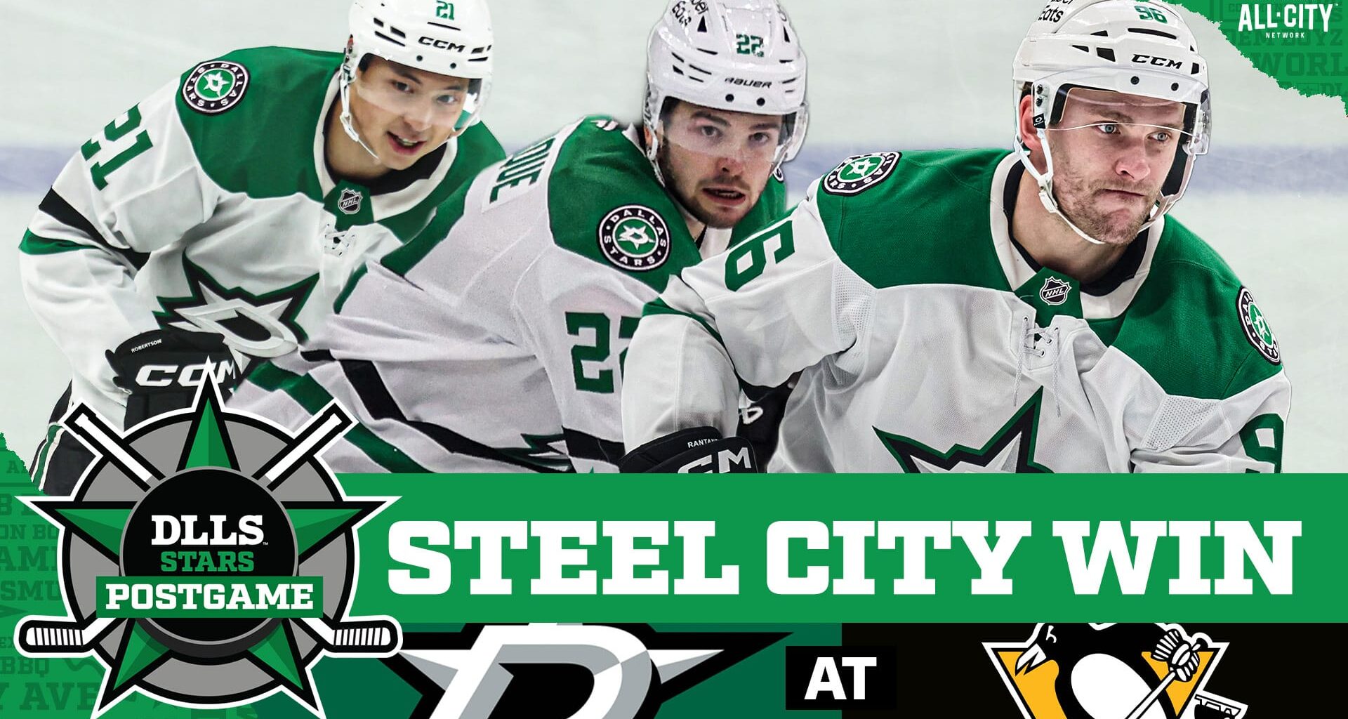 DLLS Dallas Stars postgame show - Pittsburgh Penguins