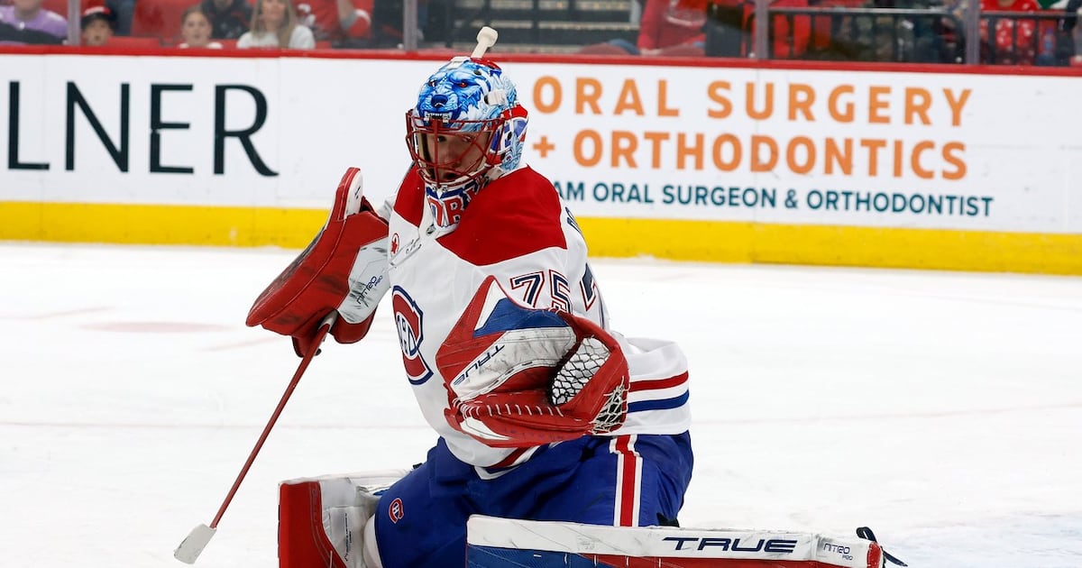 Jakub Dobes named NHL first star of the week after backstopping Montreal Canadiens to three wins