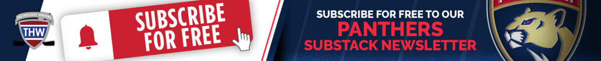 SUBSCRIBE FOR FREE TO OUR FLORIDA PANTHERS SUBSTACK NEWSLETTER