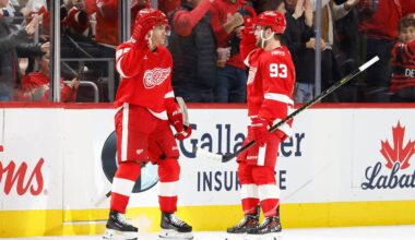Red Wings Week Ahead: Schedule & Storylines- Kane, DeBrincat Stepping Up, Sandin-Pellikka Dilemma & More - The Hockey Writers - Detroit Red Wings