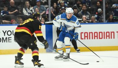 St. Louis Blues Week Ahead: Schedule & Storylines - Refusing to Tank, Buchnevich Milestone and More - The Hockey Writers - St Louis Blues