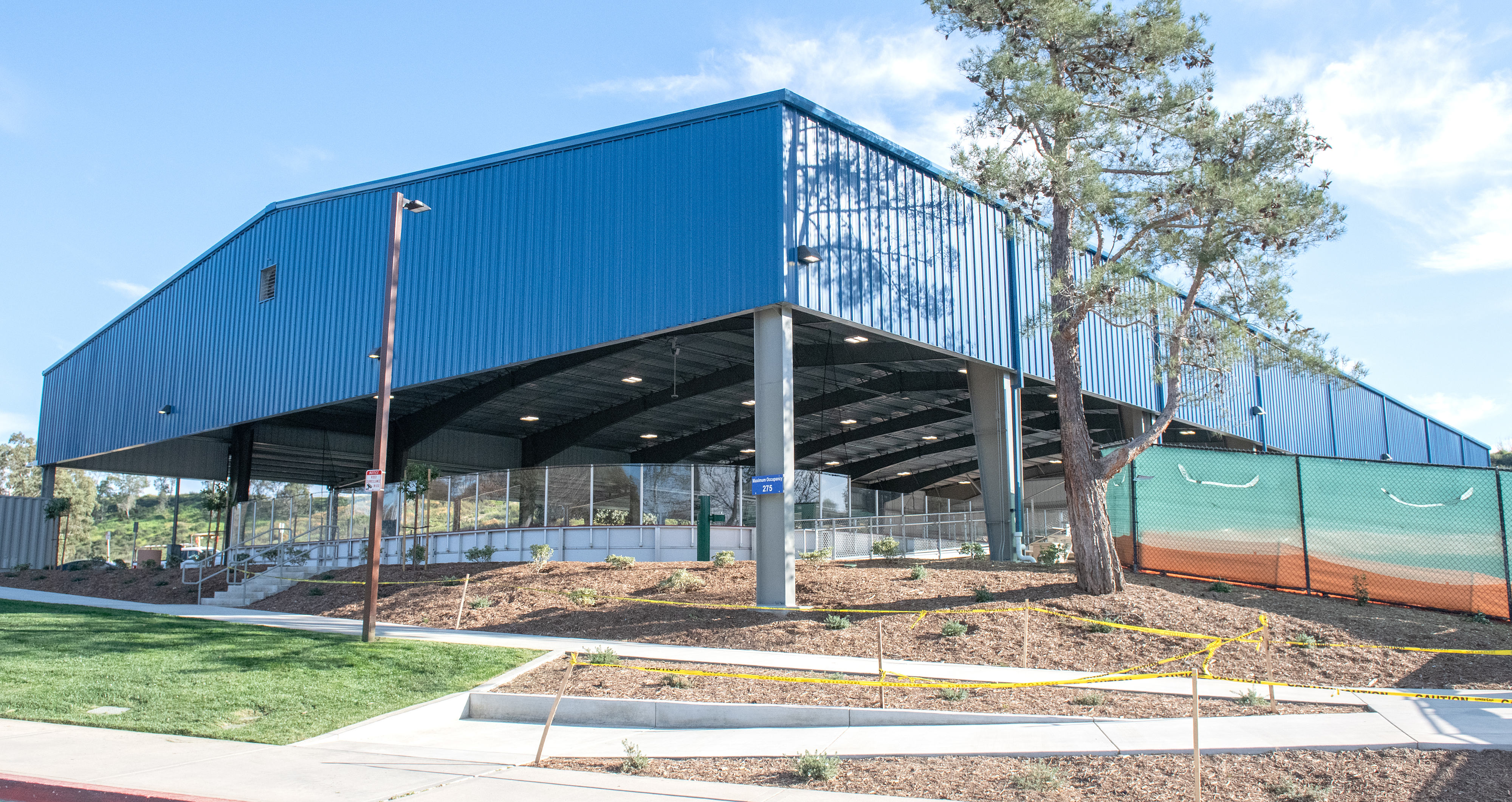 The renovated roller hockey rink is seen Tuesday, March 3,...