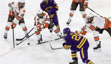 Bowling Green hockey swept out of Mason Cup playoffs