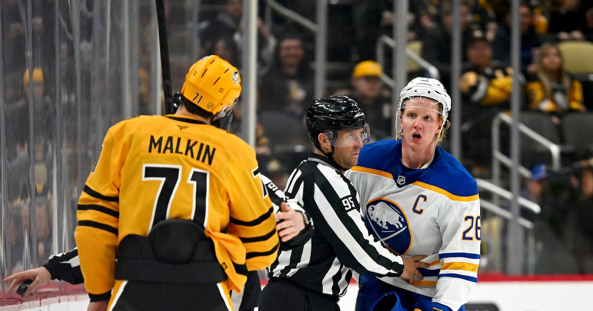 Pittsburgh Penguins F Malkin receives five-game suspension for slashing Buffalo Sabres’ Dahlin
