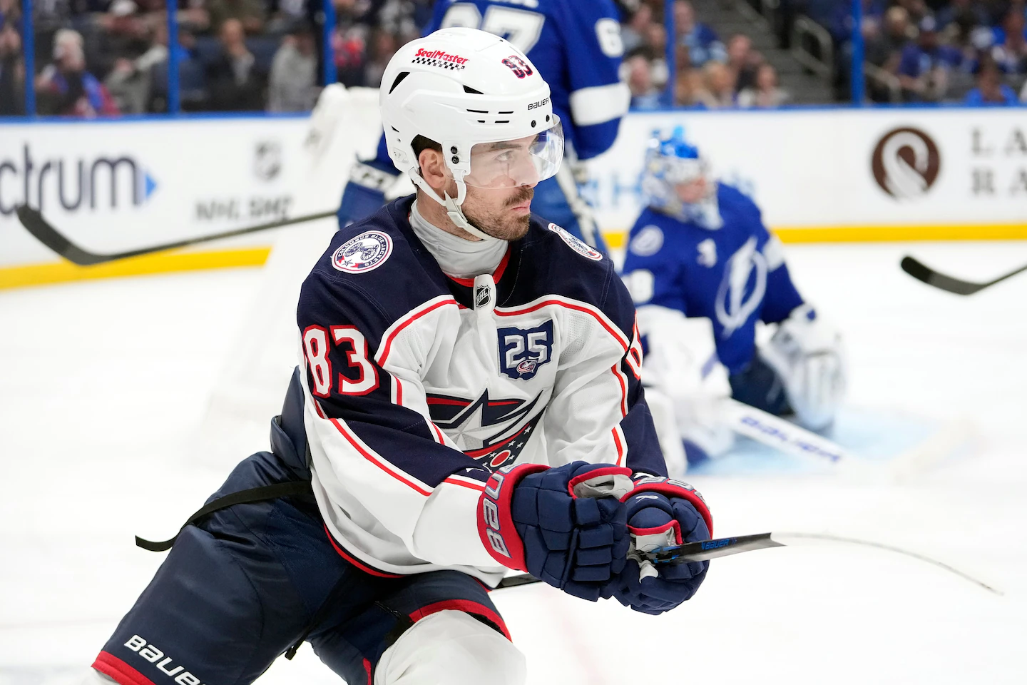 Conor Garland scores 2 to send Blue Jackets past Lightning, 5-2
