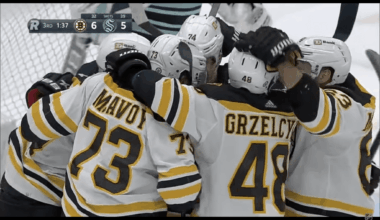 'Czech Line' Steps Up, Bruins Beat Kraken 6-5