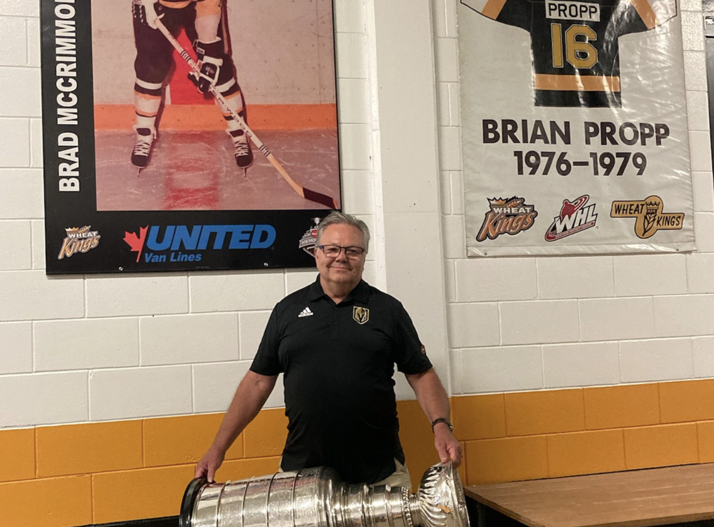 Vegas GM Kelly McCrimmon Honors Late Brother with Stanley Cup Visit