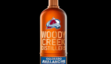 Woody Creek Distillers Colorado Avalanche bourbon bottle