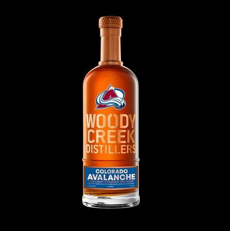 Woody Creek Distillers Colorado Avalanche bourbon bottle