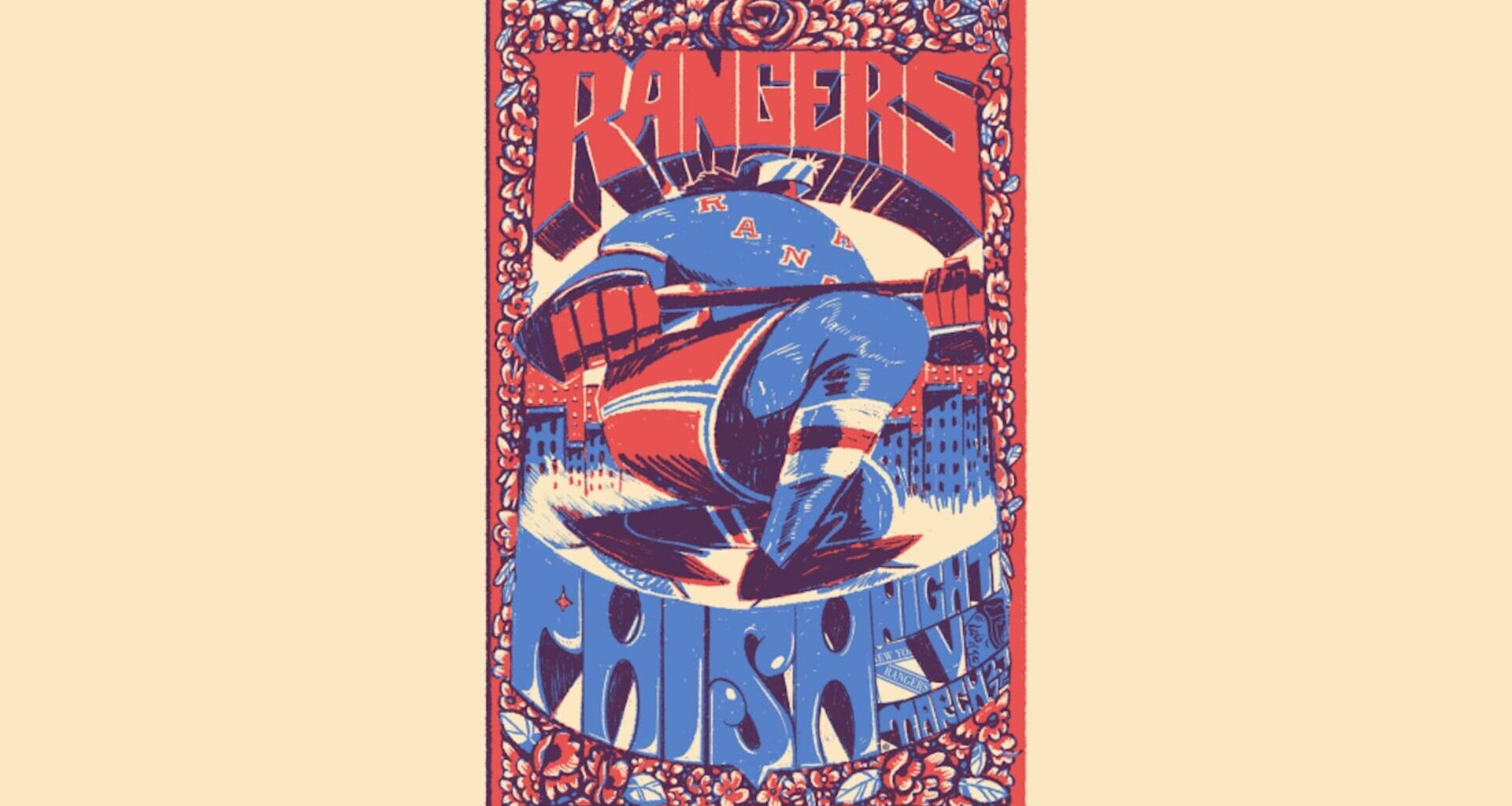 New York Rangers Announce Inaugural Phish Night, Featuring Exclusive Poster Offer
