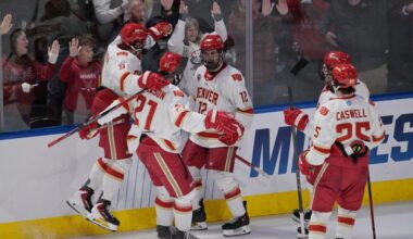DU Pioneers cruise past Cornell in NCAA tournament opener
