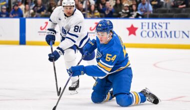 Holloway and Binnington lead St. Louis Blues to 5-1 victory against Maple Leafs