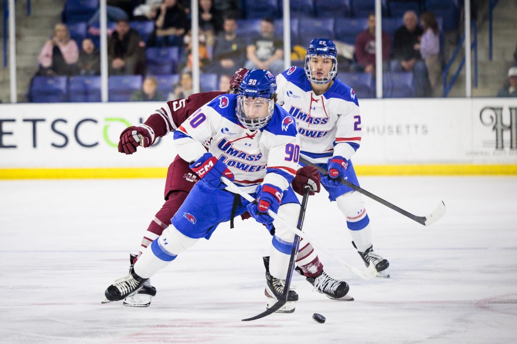 UMass Lowell to clash with Merrimack in Hockey East playoffs Wednesday