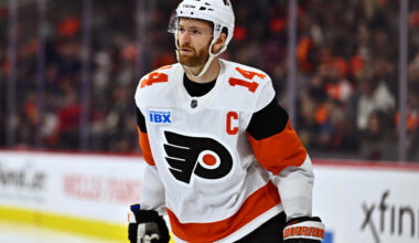 Flyers' Sean Couturier Out With Upper-Body Injury