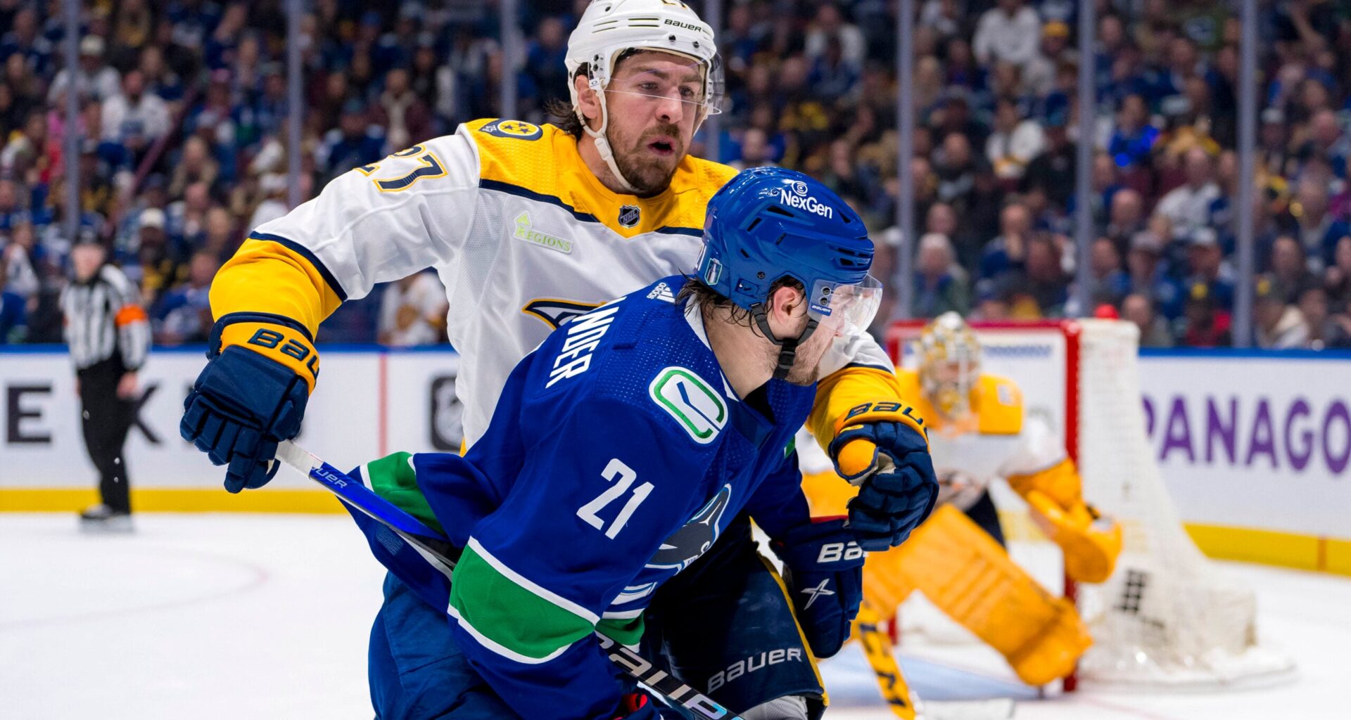 Predators Charge Into Vancouver Amidst Playoff Push