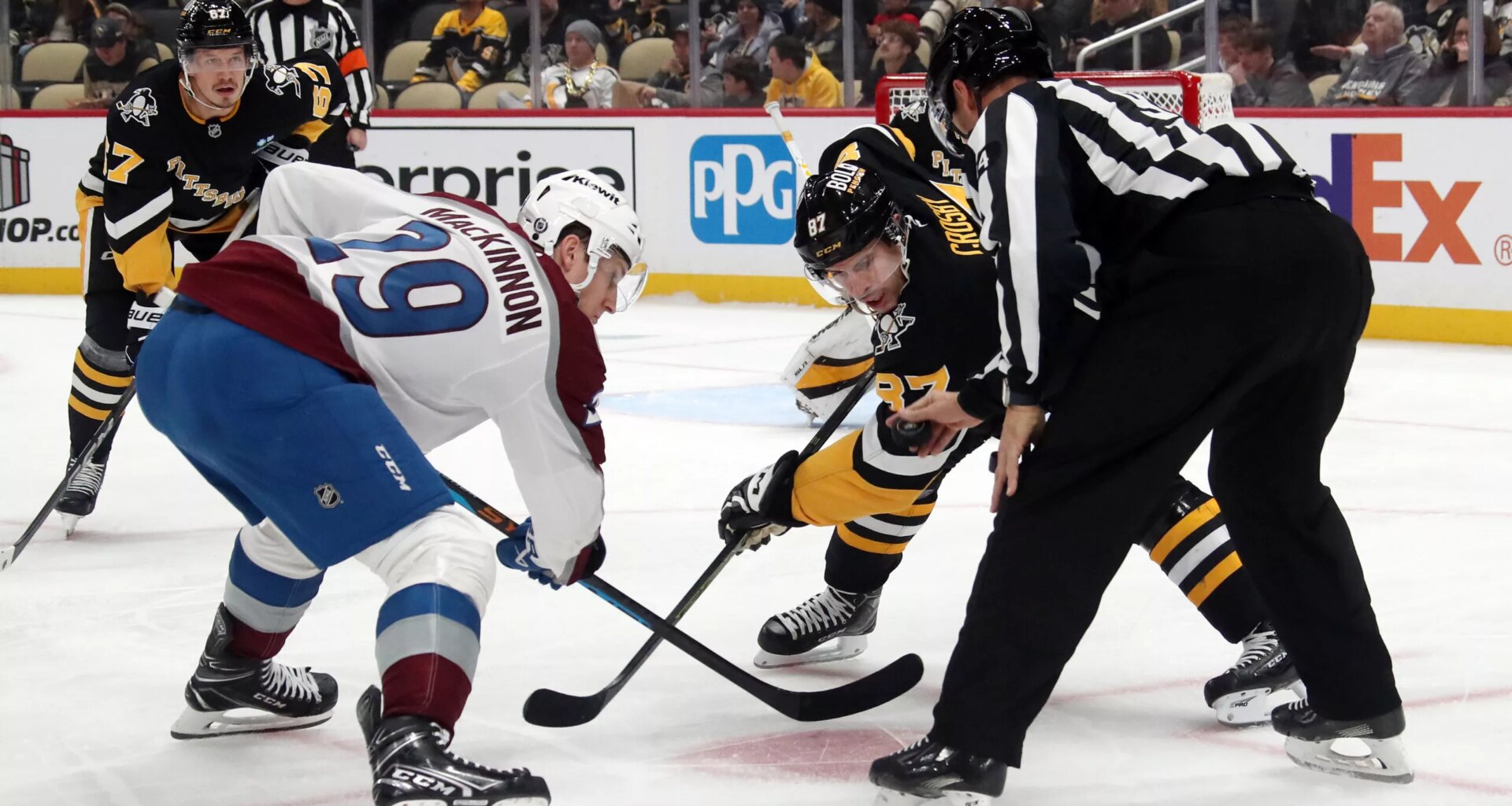 Colorado Avalanche and Pittsburgh Penguins