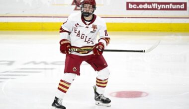 James Hagens named finalist for 2025-26 Hockey East Player of the Year - 98.5 The Sports Hub