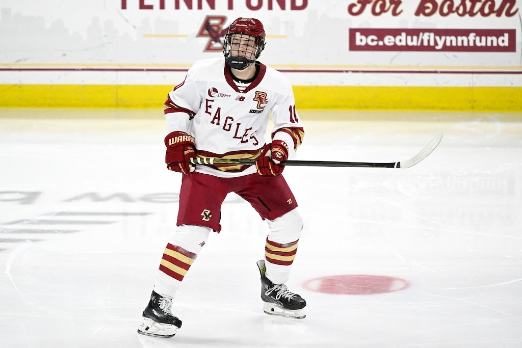 James Hagens named finalist for 2025-26 Hockey East Player of the Year - 98.5 The Sports Hub