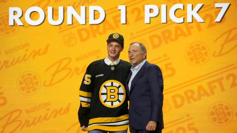 Bruins Reveal James Hagens' Jersey Number For Professional Debut image