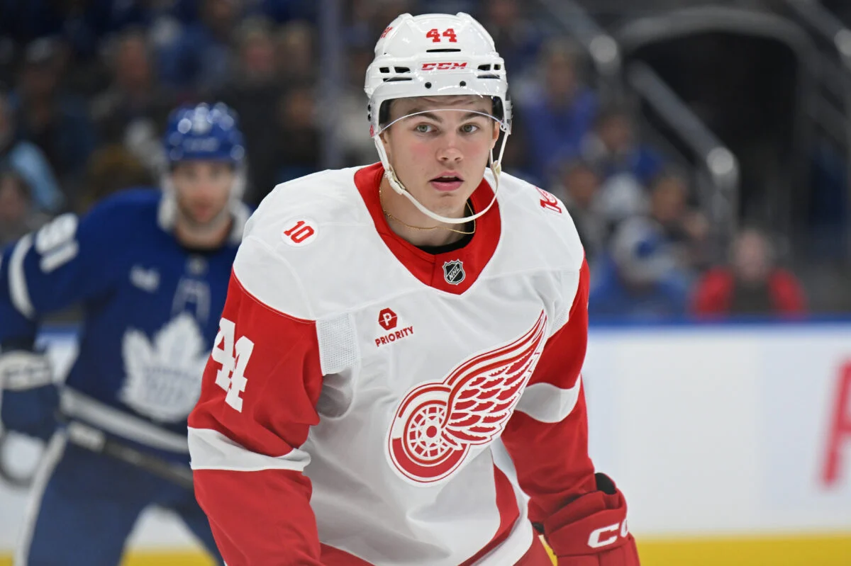 Axel Sandin Pellikka Detroit Red Wings