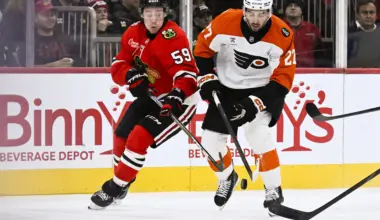 Chicago Blackhawks vs Philadelphia Flyers, March 26