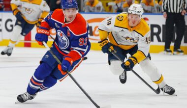 Oilers back home for Sunday Funday matchup against the Predators (6 PM MT, SNW)