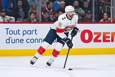 Minnesota Wild defenceman Jeff Petry skates while a member of the Florida Panthers