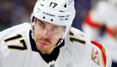 Panthers’ Evan Rodrigues could be out 4-6 weeks with broken finger