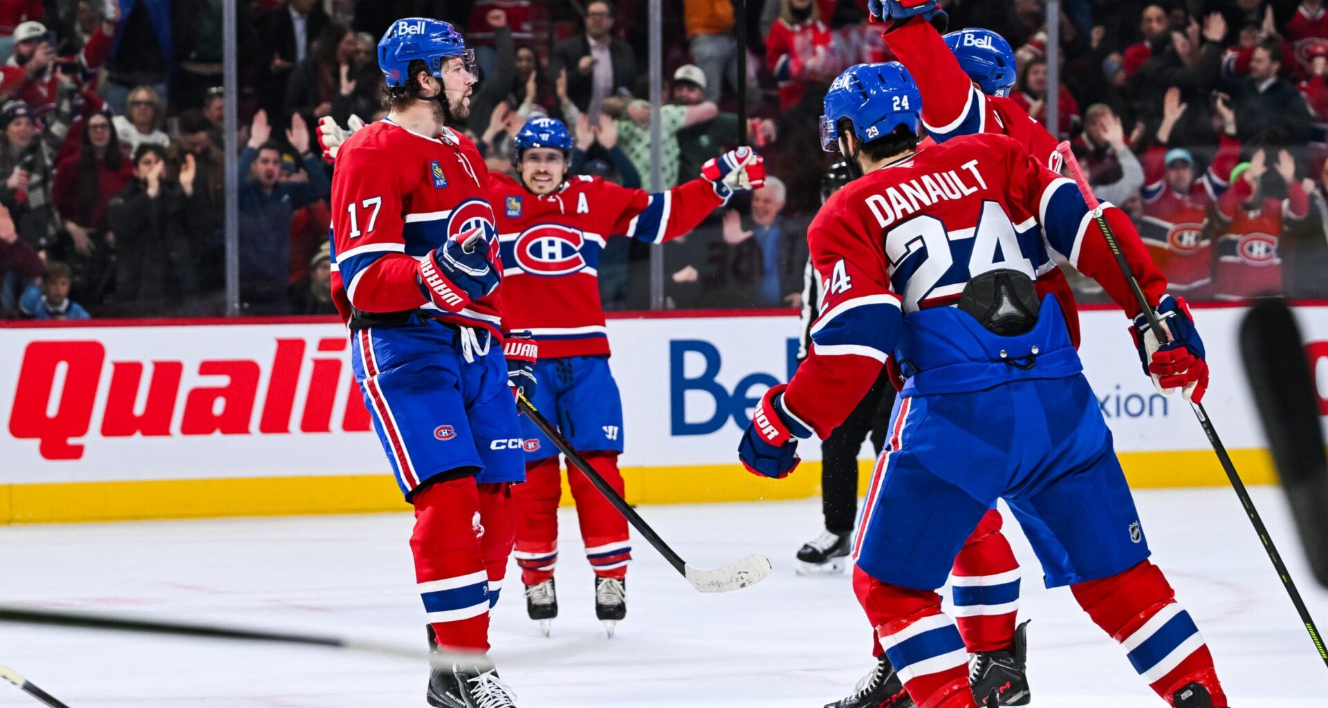 Montreal Canadiens Forward Out with Upper Body Injury