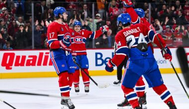 Montreal Canadiens Forward Out with Upper Body Injury