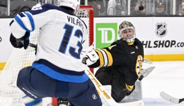 Jeremy Swayman is The Peterson School’s Hardest Working Player of the Week - 98.5 The Sports Hub