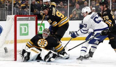 3 Stars: Jeremy Swayman gets stranded by Bruins in loss to Leafs - 98.5 The Sports Hub