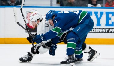 Buium and Willander show some bite in Canucks’ shutout loss to Kings