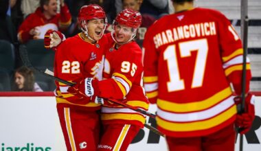 Flames overpower Canucks in Saturday night clash