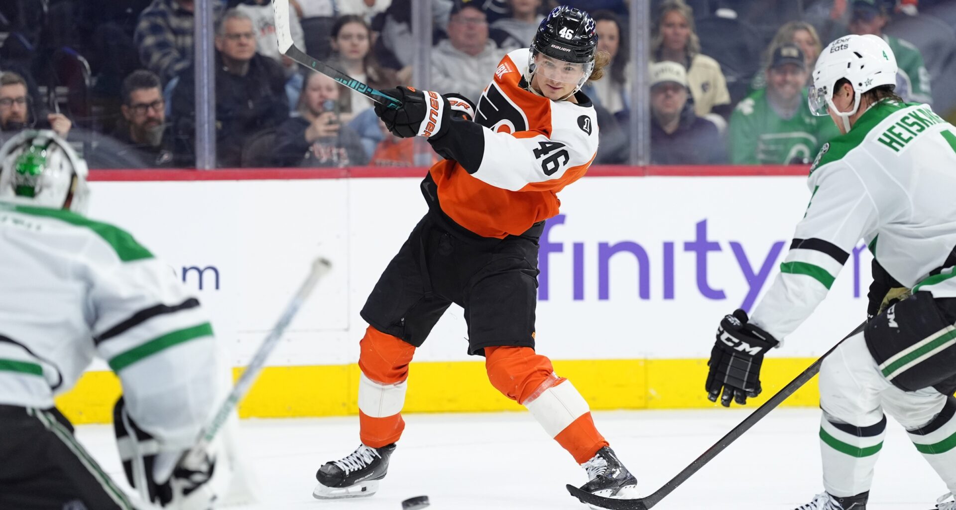 Trevor Zegras powers Flyers past Stars and into playoff hunt